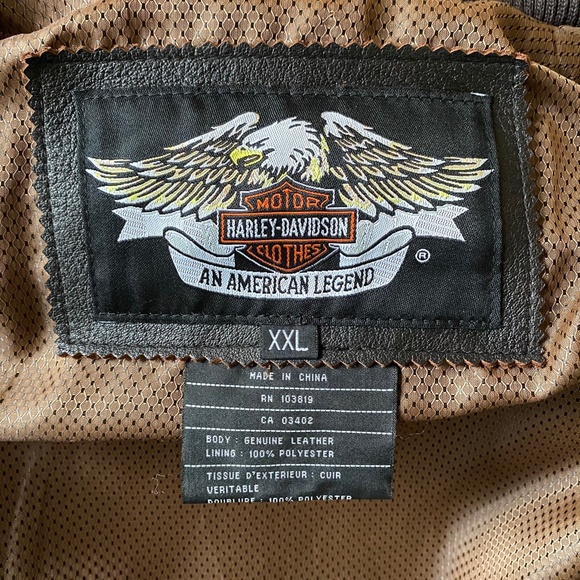 Authentic Harley Davidson Leather Jacket - Picture 12 of 13